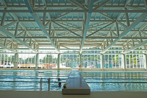 New Swimming Stadium at the Parco della Gioventù Sports Complex | Manufacturer references | Casalgrande Padana