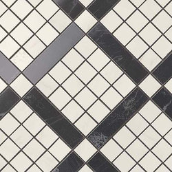 Marvel Pro Cremo Delicato Mix Diagonal Mosaic shiny | Ceramic mosaics | Atlas Concorde