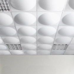 ECOround ceiling | Acoustic ceiling systems | Slalom