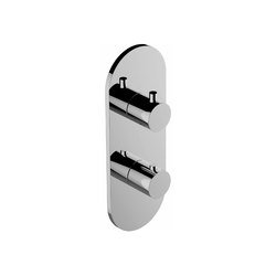Aqua-Sense - 3/4" concealed thermostatic and 4-Way Diverter - exposed parts | Shower controls | Graff