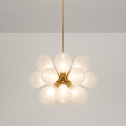 Cintola Maxi Pendant satin gold | Chandeliers | Tom Kirk Lighting