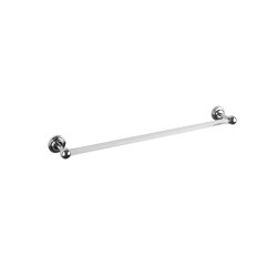 Vienna towel rail with glass bar | Towel rails | Aquadomo