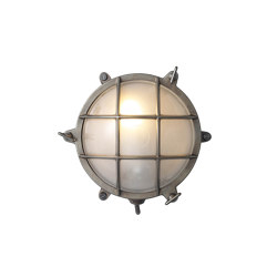 Brass Bulkhead with External Fixing via Feet, Weather Brass | Wall lights | Original BTC