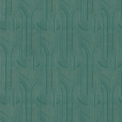 PORTE DORÉE ÉMERAUDE/DORÉ | Wall coverings / wallpapers | Casamance