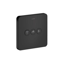 AXOR ShowerSelect Valve for concealed installation softsquare for 3 functions | matt black | Shower controls | AXOR