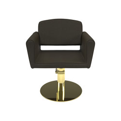 Blueschair Supergold | GAMMASTORE Styling salon chair | Wellness furniture | GAMMA & BROSS